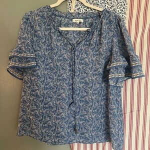 Max Studio Floral Blouse